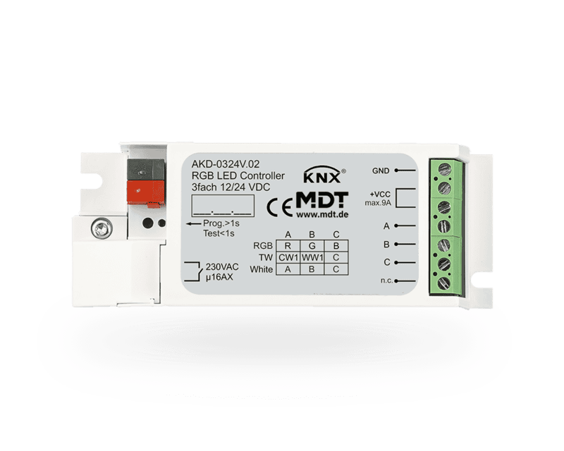 akd-0324v-02 KNX LED Controller 3-Channel 3/6A RGB - Image 1