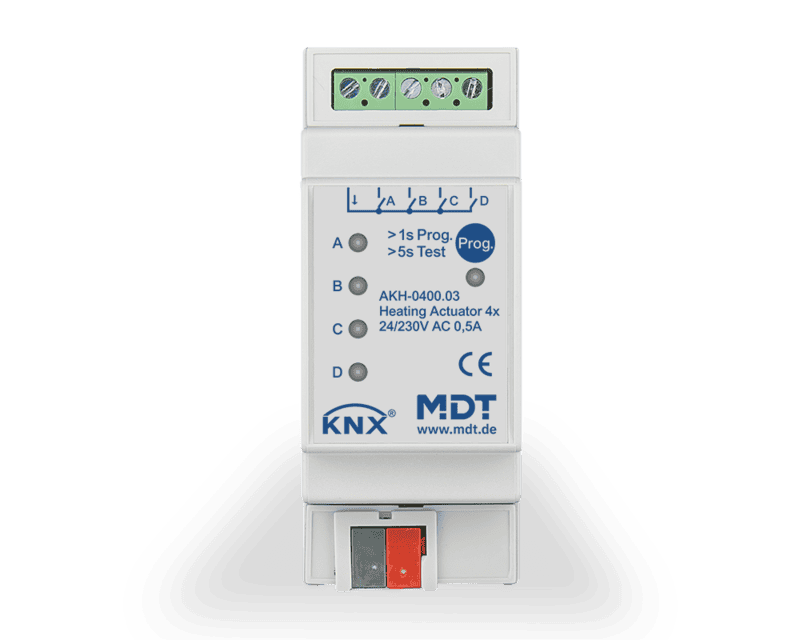 akh-0400-03 KNX Heating Actuator 4-Channel 24-230V AC 2SU MDRC - Image 1