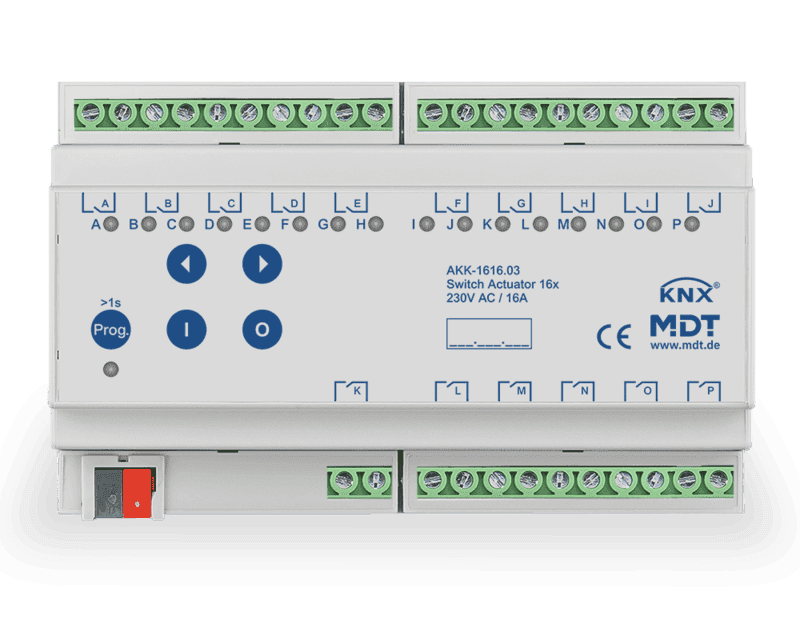 akk-1616-03 KNX Switch Actuator 16-Channel 8SU MDRC 16A - Image 1
