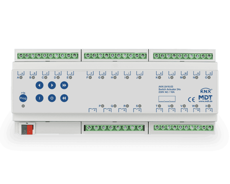 akk-2416-03 KNX Switch Actuator 24-Channel 12SU MDRC 16A - Image 1