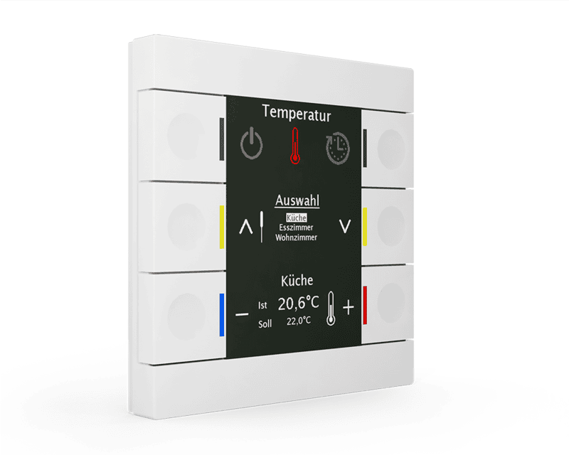 be-bzs86-01 KNX Central Operation Unit Smart 86 White - Image 1