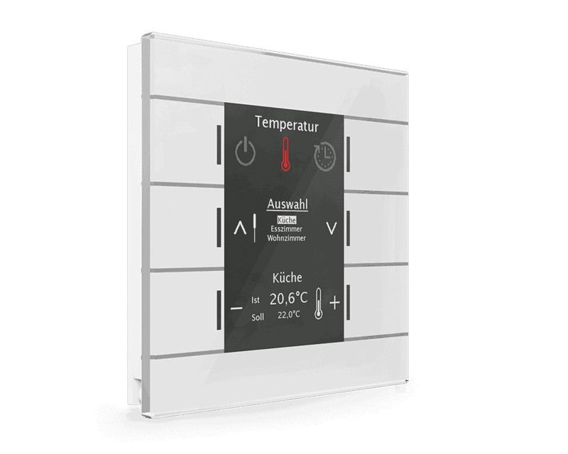 be-gbzw-01 KNX Glass Central Operation Unit Smart White - Image 1