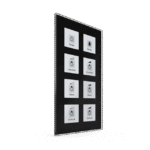 KNX Glass Touch Button Plus 8-Gang Black