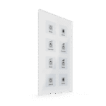 KNX Glass Touch Button Plus 8-Gang White
