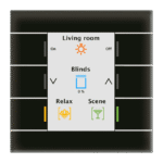 KNX Glass Push Button II Smart Black