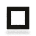 MDT Glass Frame 1 Gang 55mm Black
