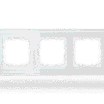MDT Glass Frame 3-Gang for 63 mm Systems – Black