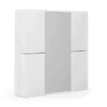 KNX Push Button 55 4-Gang White Glossy