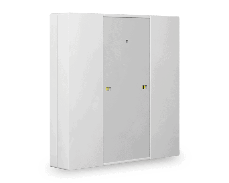 be-ta55p2-01 KNX Push Button Plus 55 2-Gang White Matt - Image 1