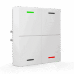 MDT Rocker for KNX Push Button Light 63 – 4-Gang, Studio White Glossy, Neutral