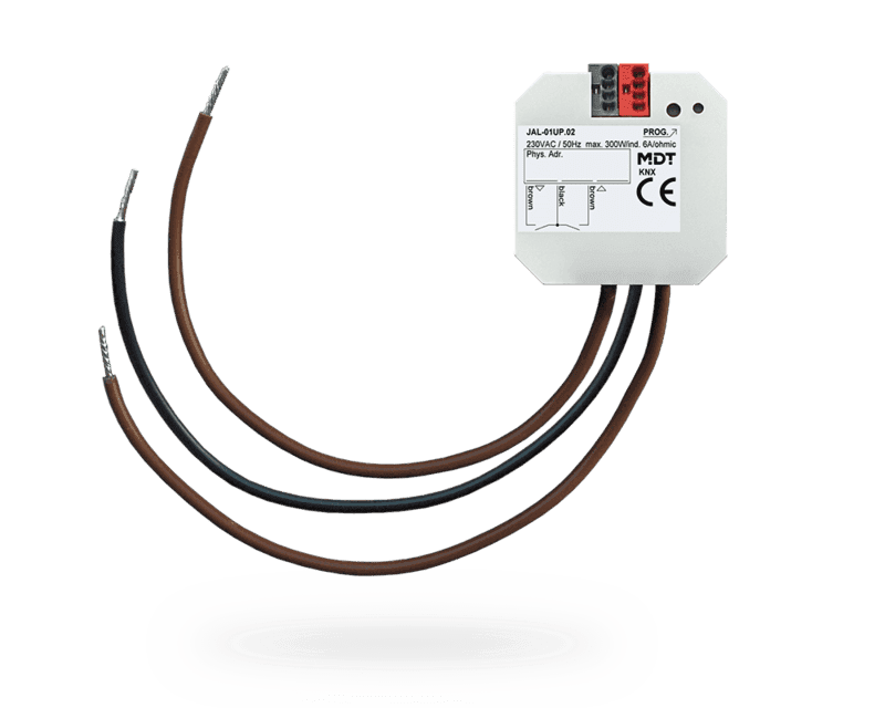 jal-01up-02 KNX Shutter Actuator 1-Channel Flush 6A 230V AC - Image 1