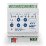 KNX Shutter Actuator 4-Channel DIN Rail 230V AC with Auto Travel Time Measurement