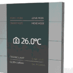 KNX Touch Panel OS/BP1034.1 2.8 inch 4 push buttons thermostat — OSIX