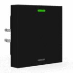 KNX RF+ Push Button Light 55 1-Gang RGBW TS Secure Black Neutral
