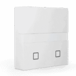 KNX Wall Motion Detector with Temperature Sensor 55 White Matt