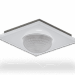 KNX Glass Presence Detector 360° Constant Light Control with Temperature Sensor, White