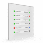 KNX Glass LED Status Indicator White