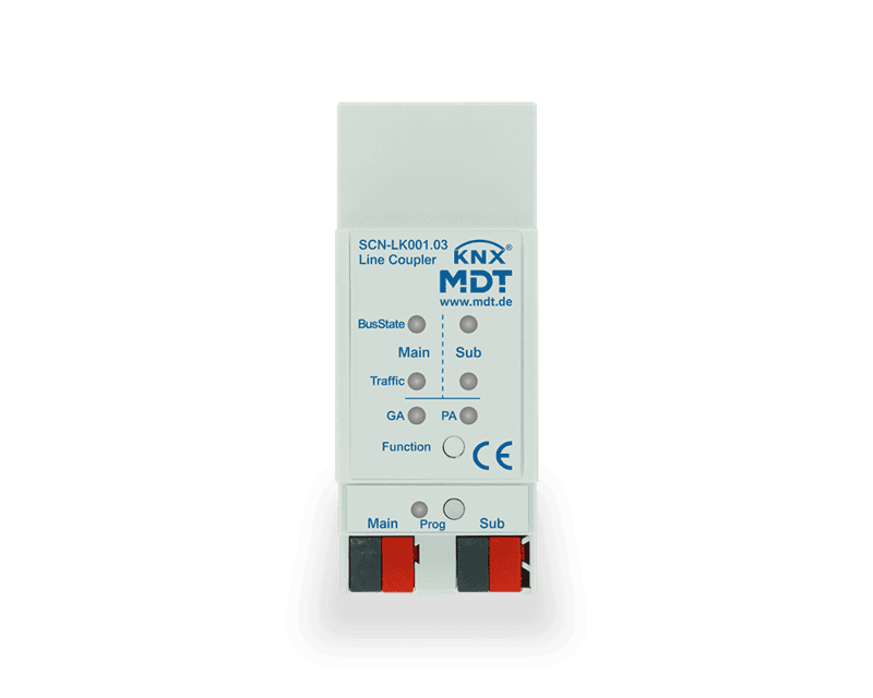 scn-lk001-03 KNX Line Coupler Data Secure 2SU MDRC - Image 1