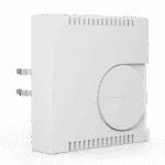 KNX Room Temperature Controller 55 Adjustable White Matt