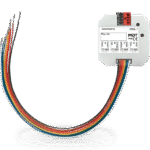 MDT KNX 4-Channel PT1000 Temperature Controller — Flush Mount