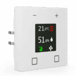 MDT KNX Room Temperature Extension Unit Smart 55, Black Matt