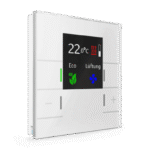 KNX Glass Room Temperature Controller Smart White