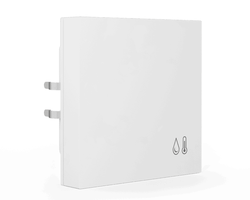 scn-tfs55-01 KNX Room Temperature and Humidity Sensor 55 White Glossy - Image 1