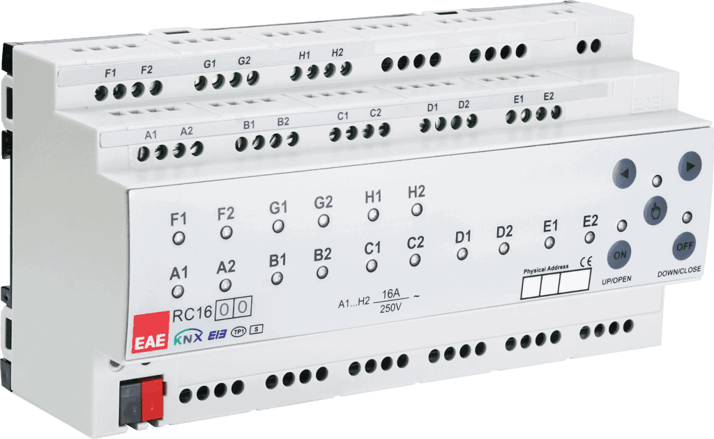 smp-rcu1600-eae-s-knx KNX Multifunctional Actuator 16-Channel RCU1600 - Image 1