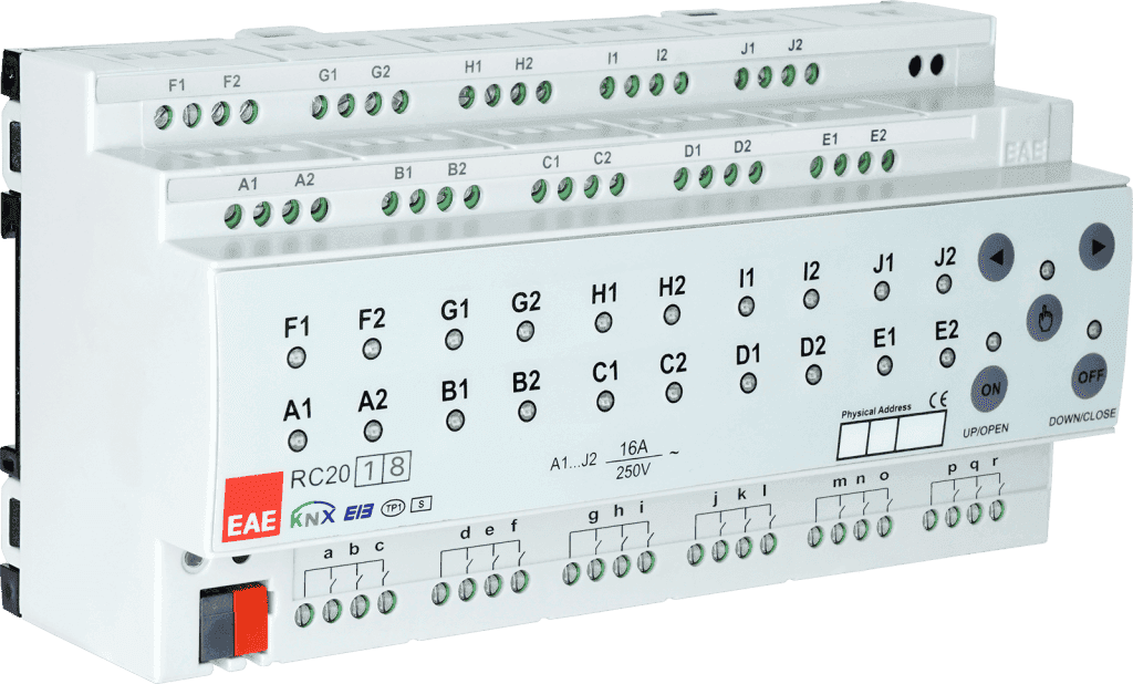 smp-rcu2018-eae-s-knx KNX Multifunctional Actuator 20-Channel RCU2018 - Image 1