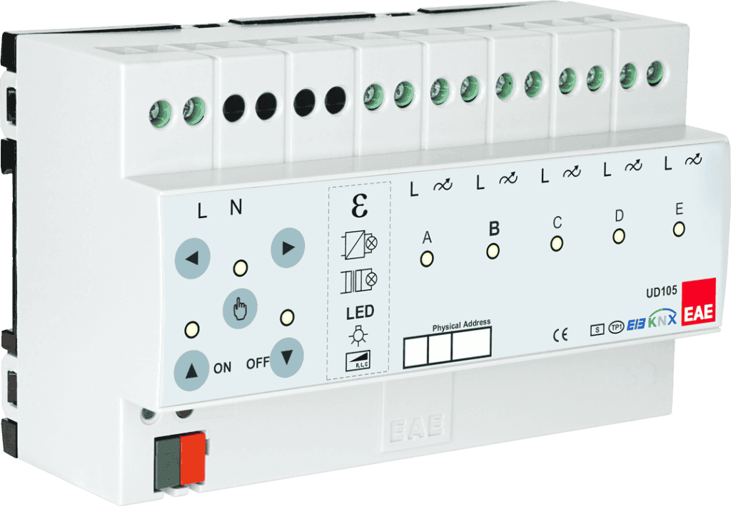 smp-ud106-eae-s-knx KNX Dimming Actuator 6-Channel — EAE - Image 1
