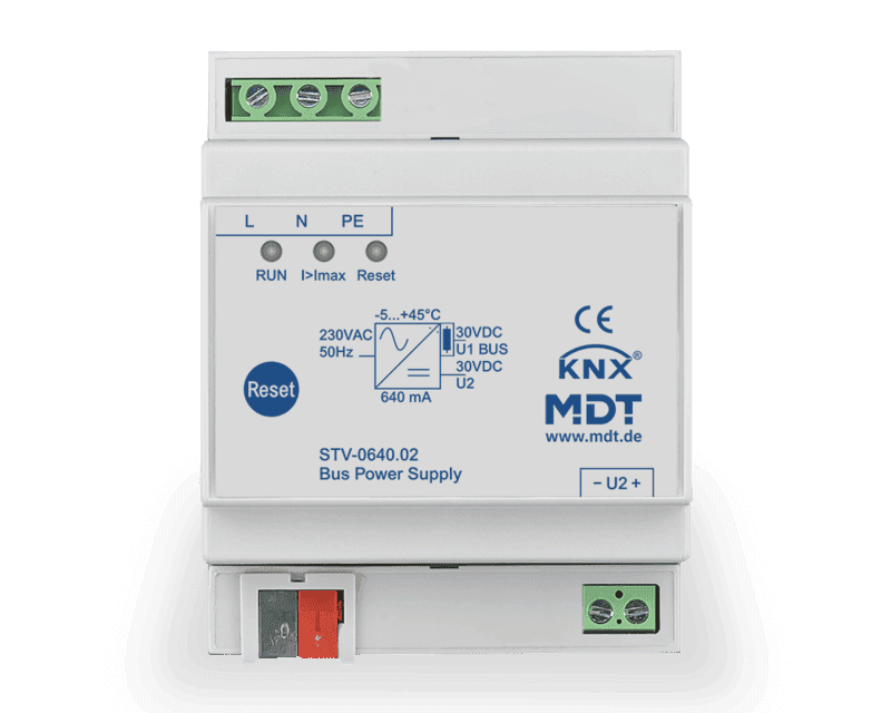 stv-0640-02 KNX Bus Power Supply 640mA 4SU MDRC - Image 1
