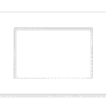 MDT White Glass Cover Frame for VisuControl 10-Inch Touch Panel