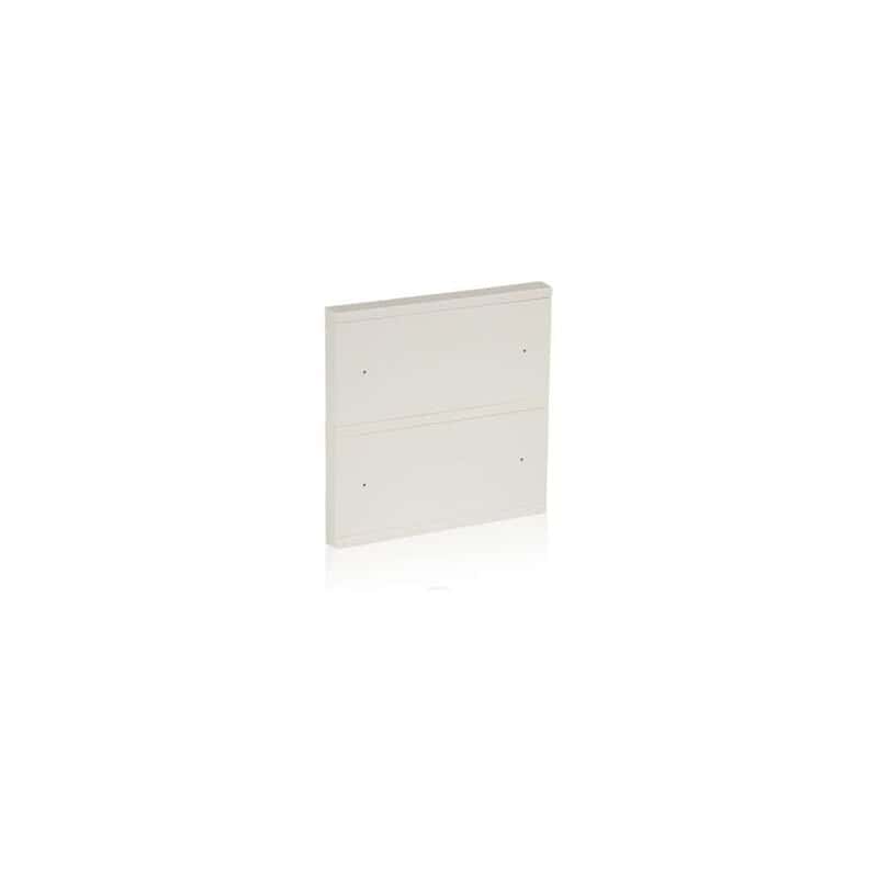 int-os2-0200f0 Oria KNX Switch, 2-Gang, Pearl White, Front Status LED - Image 1