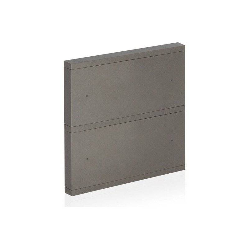 int-os2-070000 Oria KNX Switch, 2-Gang, Antique - Image 1