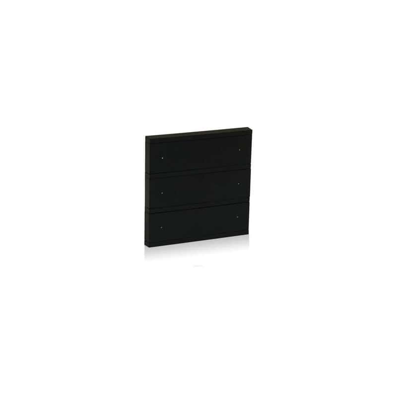 int-os3-0100f0 Oria KNX Switch, 3-Gang, Anthracite, Front Status LED - Image 1