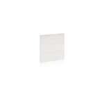 Oria KNX Switch, 3-Gang, Pearl White, Front Status LED