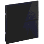 Rosa Crystal KNX Switch, 1-Gang, Black, Status LED without Icon