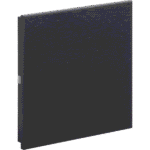 Rosa Metal Brushed KNX Switch, Single, Anthracite, Status LED without Icon