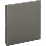 Rosa Metal Brushed KNX Switch, Single, Bronze, Status LED without Icon