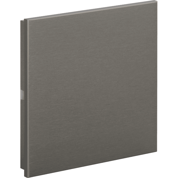 int-rms0-0500b0 Rosa Metal Brushed KNX Switch, Single, Bronze, Status LED without Icon - Image 1