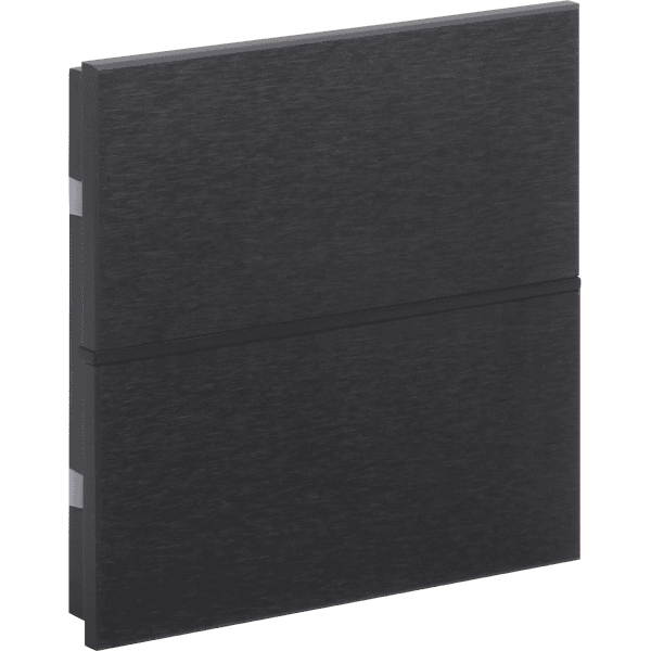 int-rms1-0100b0 Rosa Metal Brushed KNX Switch, 1-Gang, Anthracite, Status LED without Icon - Image 1