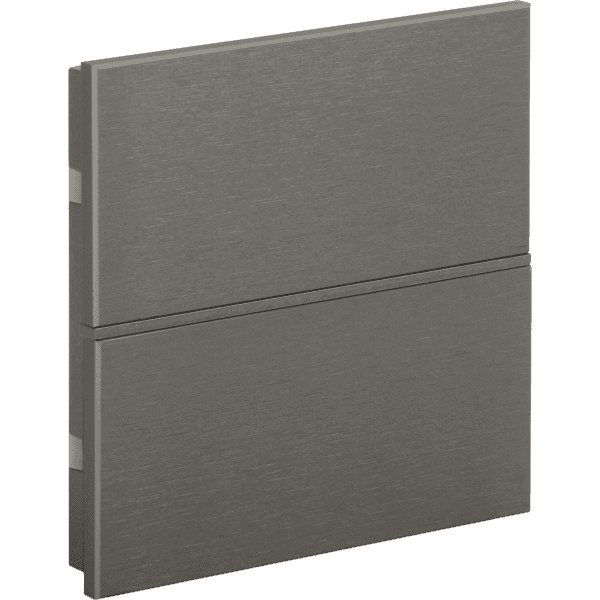 int-rms1-0500b0 Rosa Metal Brushed KNX Switch, 1-Gang, Bronze, Status LED without Icon - Image 1