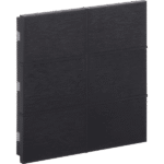 Rosa Metal Brushed KNX Switch, 3-Gang, Anthracite, Status LED without Icon