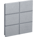 Rosa Metal Brushed KNX Switch, 3-Gang, Natural, Status LED without Icon