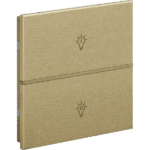 Rosa Metal Brushed KNX Switch, 1-Gang, Gold, Status LED with Icon, with Built-in Temperature Sensor