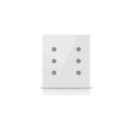 Rosa Solid KNX Switch, 3-Gang, Pearl White