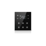 Mona KNX Thermostat, 6-Button, Black