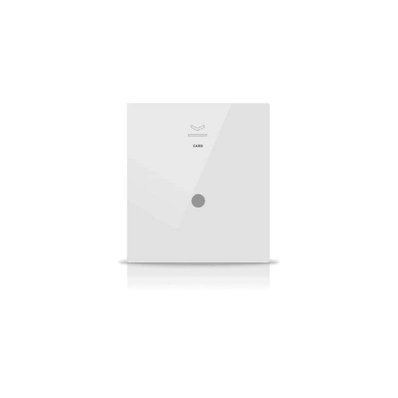 mn-w-ch01 Mona KNX Card Holder, 1-Button, White - Image 1