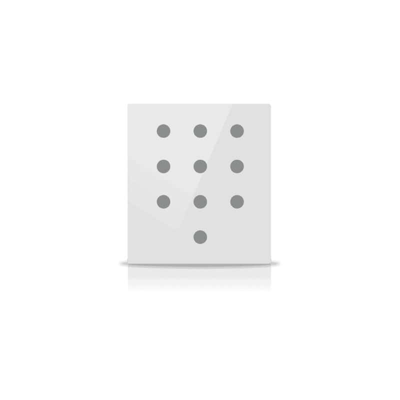 mn-w-s10 Mona KNX Switch, 10-Button, White - Image 1