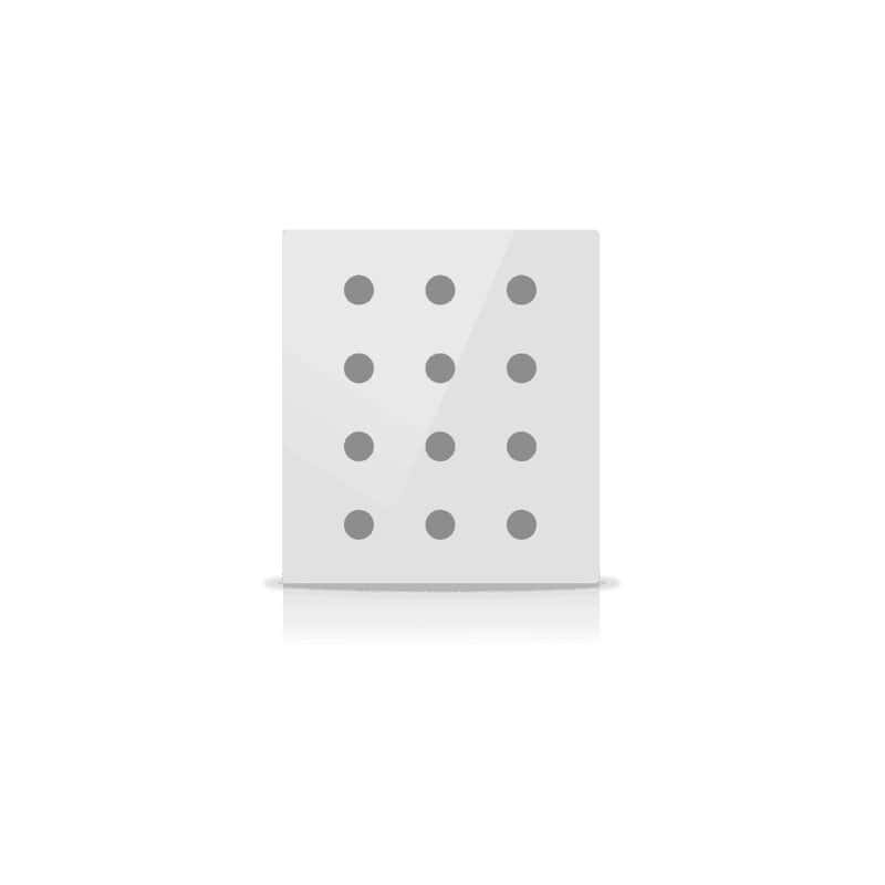 mn-w-s12 Mona KNX Switch, 12-Button, White - Image 1
